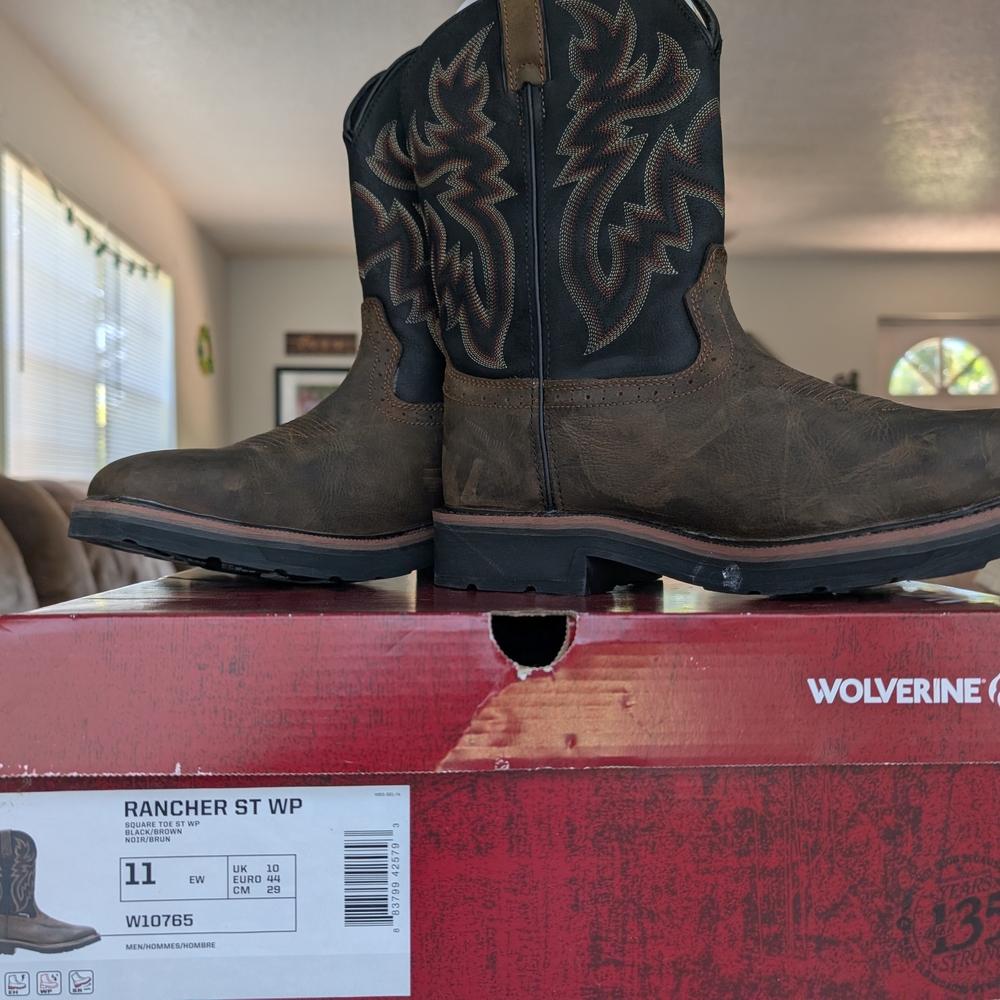 Wolverine Men's Rancher ST WP Brown Boots